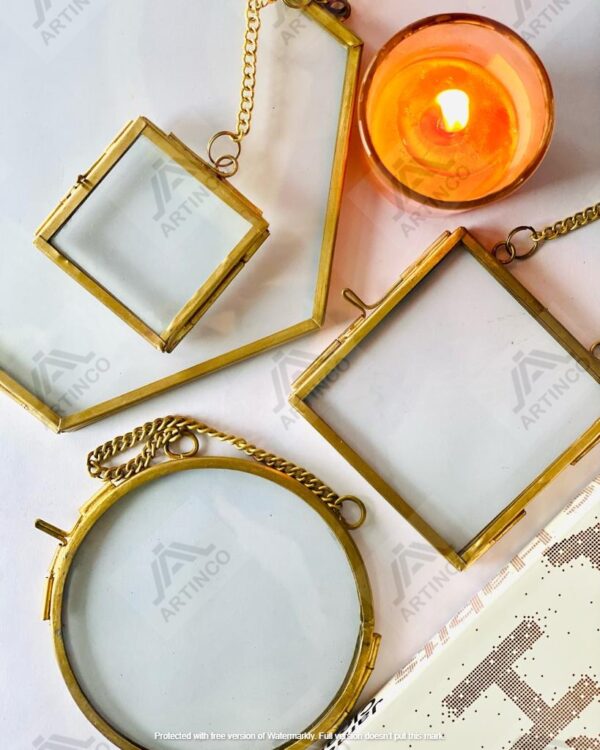 Round Decorative Hanging Photo Frame 4" - Image 3